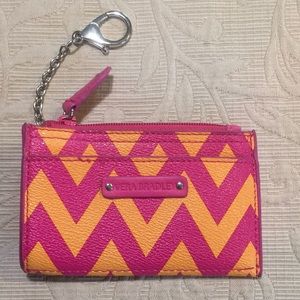 Vera Bradley Pink Slim Coin/Card Clip Purse